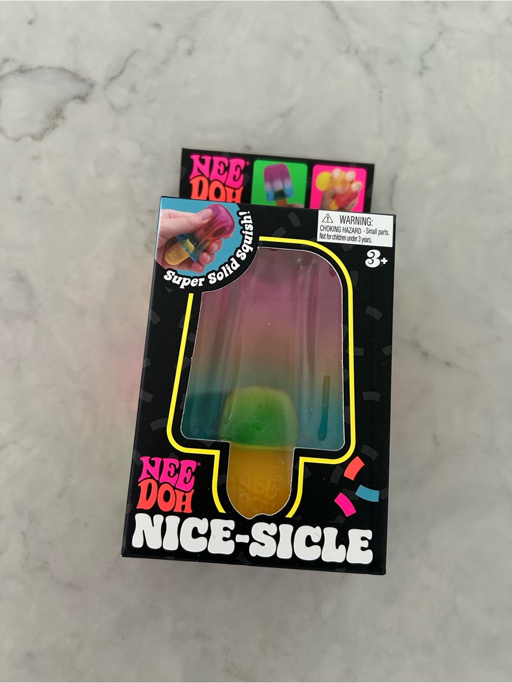 Nee Doh Nice-Sicle Popsicle Stress Toy - Rainbow Colors